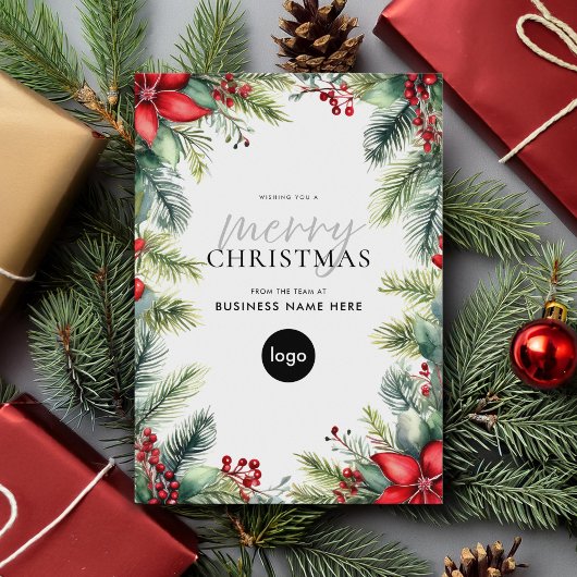 Frohe Weihnachten - Modernes Business-Logo