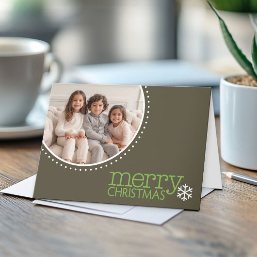 Frohe Weihnachten - Modernes Circle Foto