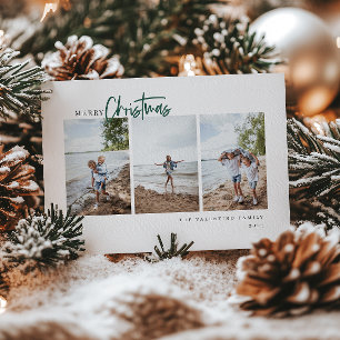 Frohe Weihnachten Modernes Drehbuch Minimalistisch