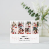 Frohe Weihnachten Modernes einfaches Foto (Stehend Vorderseite)