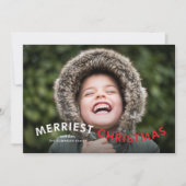 Frohe Weihnachten Modernes Foto (Vorderseite)