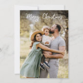 Frohe Weihnachten Modernes Foto (Vorderseite)