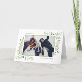 Frohe Weihnachten Modernes Foto Elegante Grüne