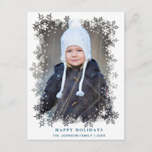 Frohe Weihnachten Modernes FOTO Grußurlaub Postkarte