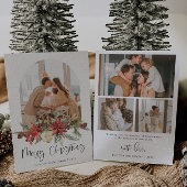 Frohe Weihnachten Modernes Foto Weihnachtskarte Mi