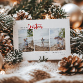 Frohe Weihnachten Modernes Minimalistisches Foto m