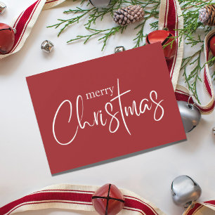 Frohe Weihnachten Modernes rotes Weihnachtsfest