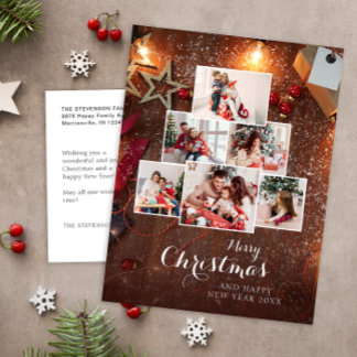 Frohe Weihnachten Modernes Rustikales Foto