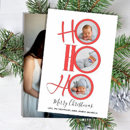 Frohe Weihnachten Modernes Santa Niedlich Typograf