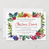 Frohe Weihnachten Modernes Weihnachtsfest im Wasse Einladung (Vorderseite)