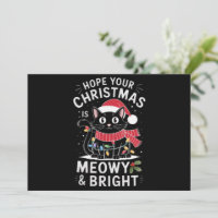 Frohe Weihnachten, möge es schnurrig und hell sein