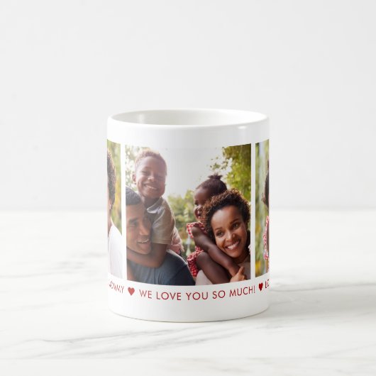 Frohe Weihnachten Mommy 3 Foto Custom Coffee Tasse (Mittel)