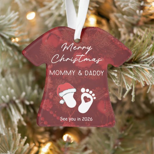 Frohe Weihnachten Mommy & Daddy Ornament (Baum)