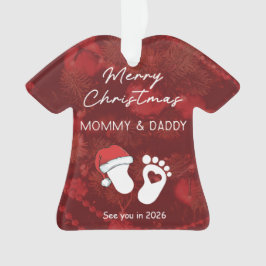 Frohe Weihnachten Mommy & Daddy Ornament