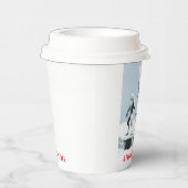 Frohe Weihnachten. Monster-Eisskulpturen Pappbecher (Rechts)