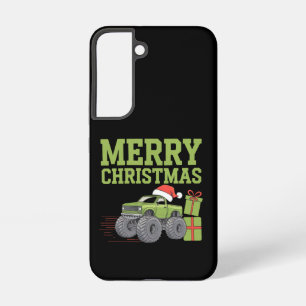 Frohe Weihnachten Monster Truck Kleinkind Jungen X Samsung Galaxy Hülle