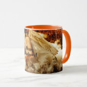 Frohe Weihnachten Moon Angel Tasse (VorderseiteRechts)