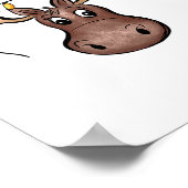 Frohe Weihnachten Moose Xmas Lover Holid Poster (Ecke)