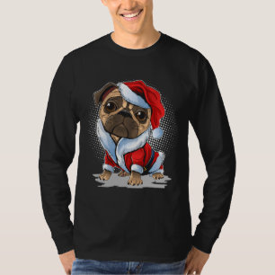 Frohe Weihnachten Mops Kostüm Klassischer T - Shir T-Shirt