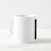 frohe Weihnachten MOPS-WEIHNACHTSMANNMÜTZE-BLICK Kaffeetasse (Vorderseite Links)