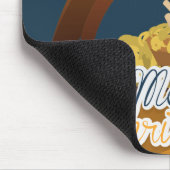 Frohe Weihnachten Mousepad (Ecke)