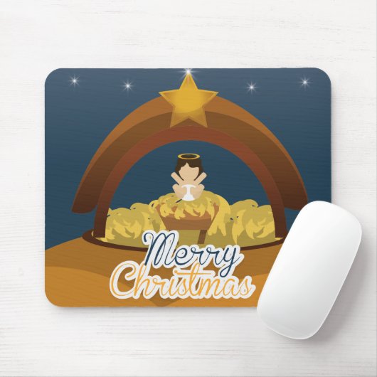 Frohe Weihnachten Mousepad (Mit Mouse)