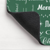 Frohe Weihnachten Mousepad (Ecke)