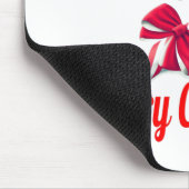 Frohe Weihnachten Mousepad (Ecke)