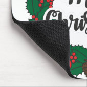 Frohe Weihnachten Mousepad (Ecke)