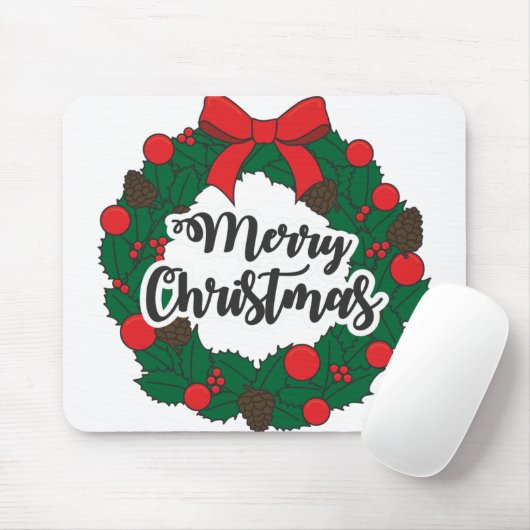 Frohe Weihnachten Mousepad (Mit Mouse)