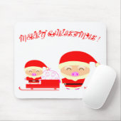 Frohe Weihnachten Mousepad (Mit Mouse)