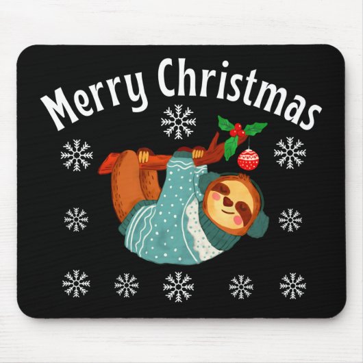 Frohe Weihnachten Mousepad (Vorne)