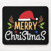 Frohe Weihnachten Mousepad (Vorne)