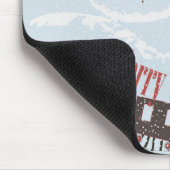 Frohe Weihnachten Mousepad (Ecke)