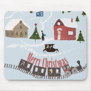 Frohe Weihnachten Mousepad