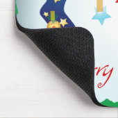Frohe Weihnachten Mousepad (Ecke)