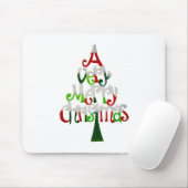 Frohe Weihnachten Mousepad (Mit Mouse)