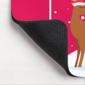 Frohe Weihnachten Mousepad (Ecke)