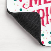 Frohe Weihnachten Mousepad (Ecke)