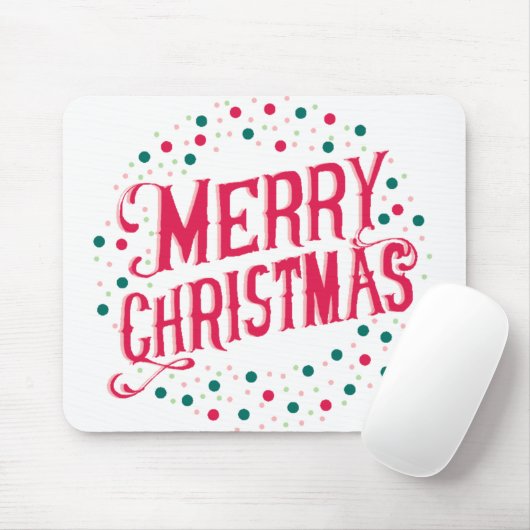 Frohe Weihnachten Mousepad (Mit Mouse)