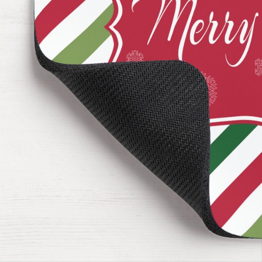 Frohe Weihnachten Mousepad (Ecke)