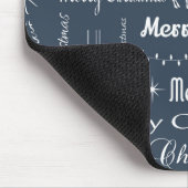 Frohe Weihnachten Mousepad (Ecke)