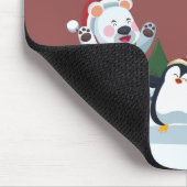 Frohe Weihnachten Mousepad (Ecke)