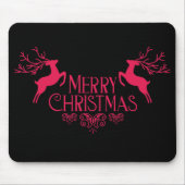 Frohe Weihnachten Mousepad (Vorne)