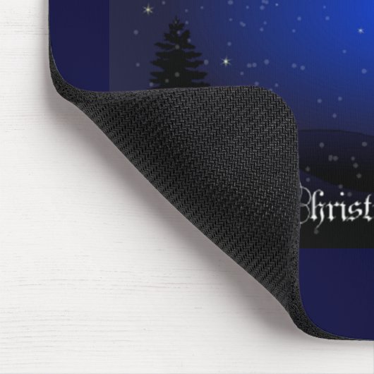 Frohe Weihnachten Mousepad (Ecke)