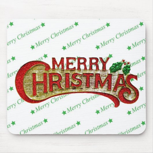 Frohe Weihnachten Mousepad (Vorne)