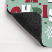 Frohe Weihnachten Mousepad (Ecke)