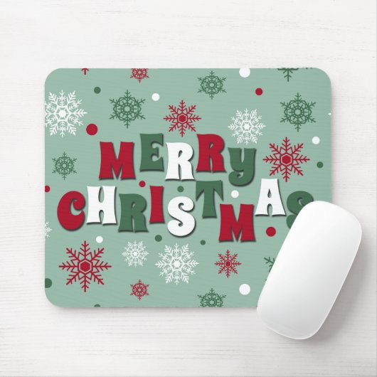 Frohe Weihnachten Mousepad (Mit Mouse)