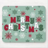 Frohe Weihnachten Mousepad (Vorne)