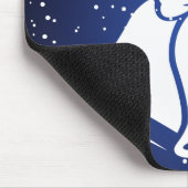 Frohe Weihnachten Mousepad (Ecke)